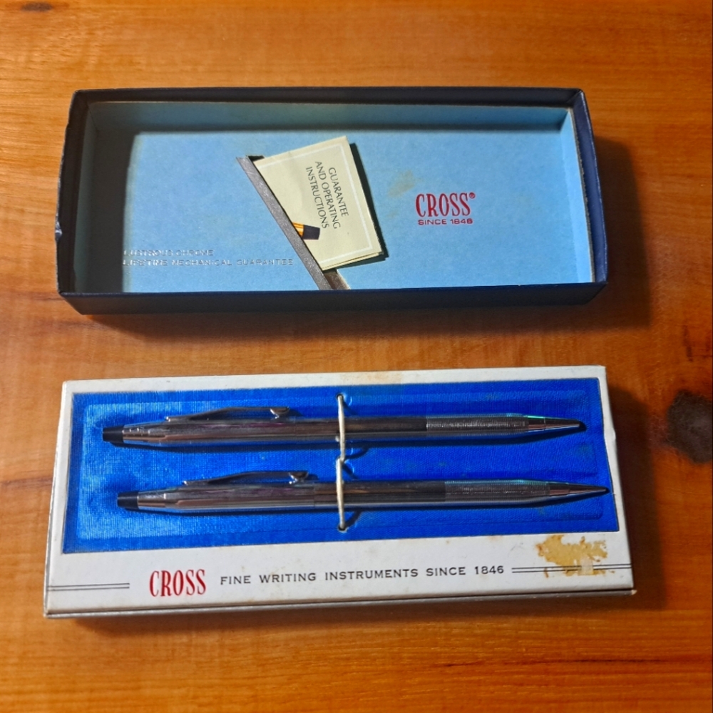 Vintage 1975 Cross Ball Pen/Pencil Set